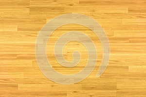 Wood floor parquet hardwood maple basketball court floor viewed