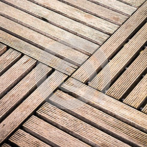 Wood floor in square cropped