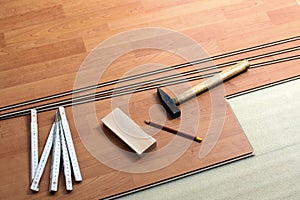 Wood flooring and tools