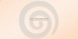 Wood free uncoated paper rought texture pattern peach tone background vector illustration.