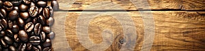 A wood grain background