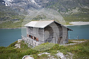 Wood house at Ospizio Bernina