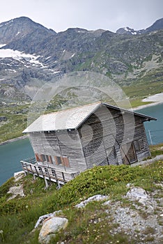 Wood house at Ospizio Bernina