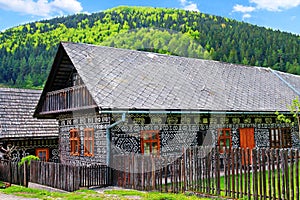 Wood house in village Cicmany