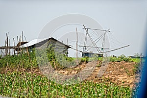 Wood hut, Tonle Sap, Cambodia