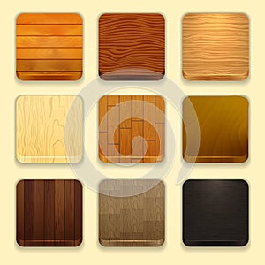 Wood icons photo