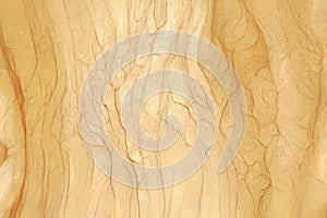 Wood larch texture of cut tree trunk, close-up. Wooden pattern