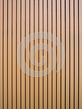 Wood lath wall.