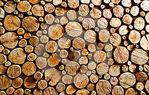 Wood log backround