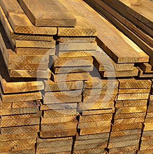 Wood Lumber Planks for Construction