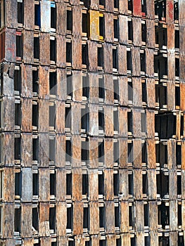 Wood Matrix Feature Wall