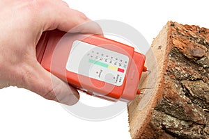 Wood moisture meter photo