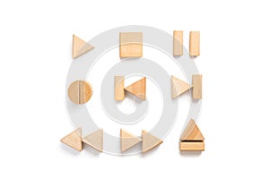 Wood multimedia player icon set.