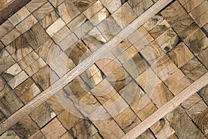 Wood pallet lumber