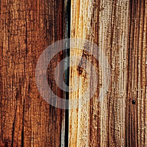 Wood panels, close up, coarse grain, contrast texture, flat backdrop or background