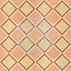 Wood parquet seamless pattern. Textured wooden diamonds repeat design. Light natural hardwood flooring imitation