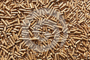Wood pellet background