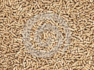 Wood pellets a photo