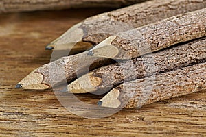 Wood pencils photo