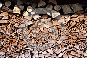 Wood pile