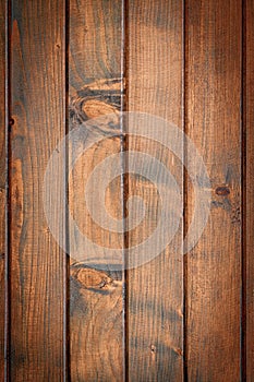 Wood plank background. Dark grain panel board table with copy space. Old floor wooden pattern. Timber plank surface wall for