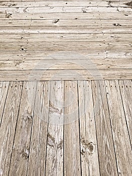 Wood Plank Boardwalk