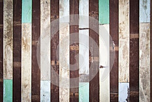 Wood plank brown texture background. wood all antique cracking f