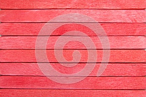 Wood plank red background