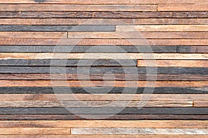 Wood plank wall