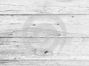 Wood plank white timber texture background. Old wooden wall all have antique cracking furniture painted weathered peeling