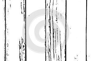 Wood planks isolated vector texture overlay