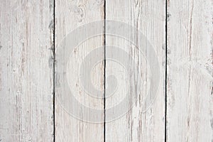 Wood Planks Texture, White Wooden Table Background, Floor