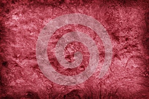 Wood roll pattern texture or background red color and gradient shodow, viva magenta color of the year 2023 photo