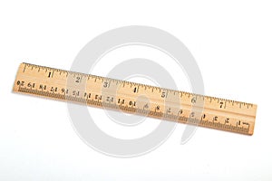 A wood ruler