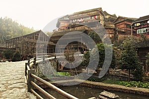 Wood rural houseï¼ŒChinese villageï¼ŒPhotography