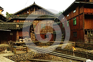 Wood rural houseï¼ŒChinese villageï¼ŒPhotography