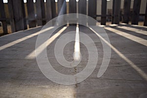 Wood rustic texture close up stage for product golden hour photo