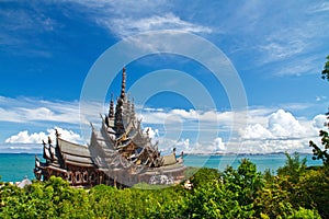 The Wood Sanctuary of Truth in Pattaya photo