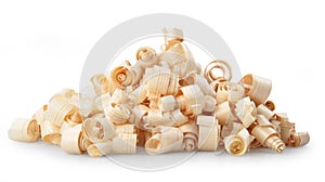 Wood shavings photo