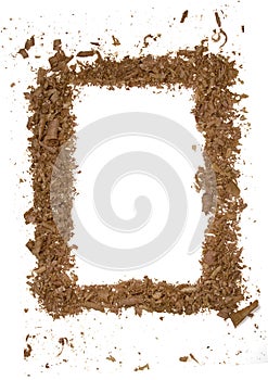 Wood shavings Frame