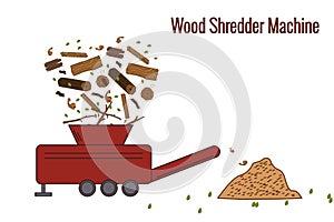 Wood Shredder Machine