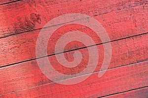 Wood Slats Red Texture Background
