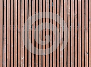 Wood slats, timber battens wall pattern surface texture