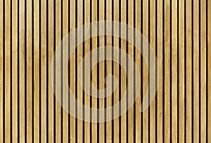 Wood slats, timber battens wall pattern surface texture