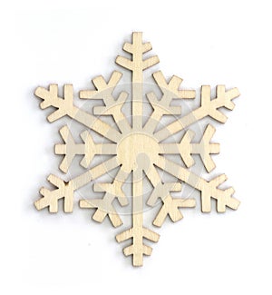 Wood snowflake icon