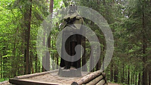 Wood statute photo