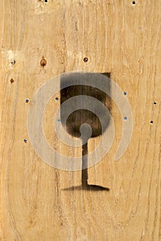 Wood stencil