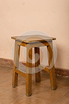 Wood stool