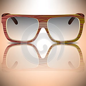 Wood sunglasses