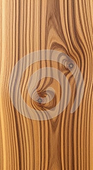 Wood surface with a smooth texture, displaying intricate grain patterns and two